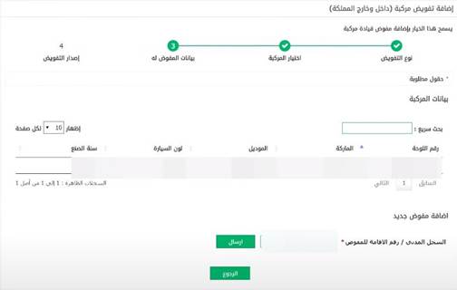 هل يمكن الغاء تفويض مركبة؟