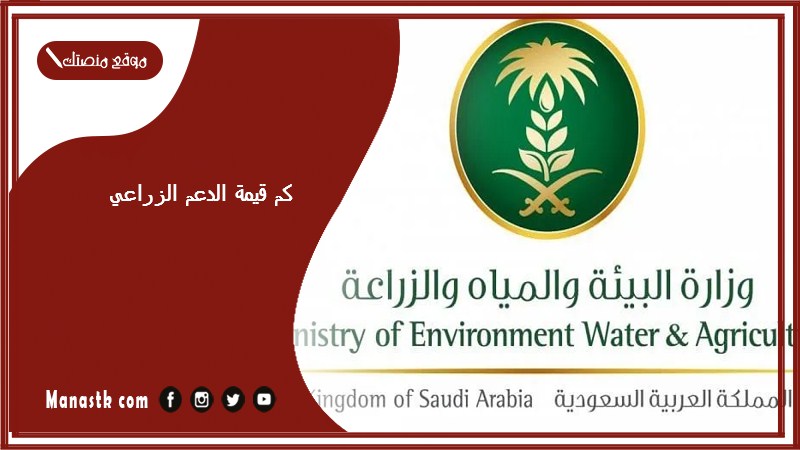 كم قيمة الدعم الزراعي