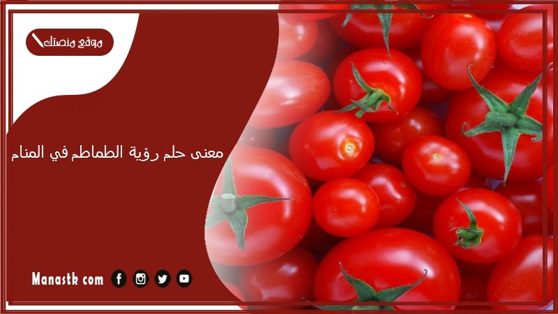معنى حلم رؤية الطماطم في المنام