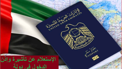 إذن دخول الكتروني في الامارات