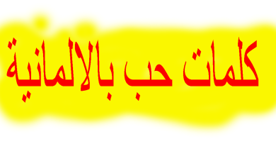 عبارات حب بالالمانية مترجمة