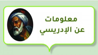 نبذة عن حياة الإدريسي