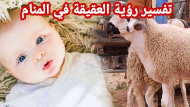 تفسير رؤية العقيقة في المنام