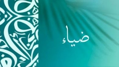 اسم ضياء في المنام