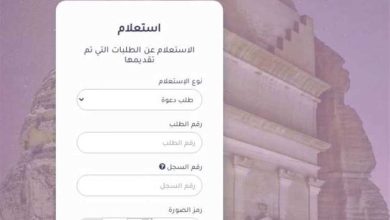الاستعلام عن تأشيرة برقم الطلب