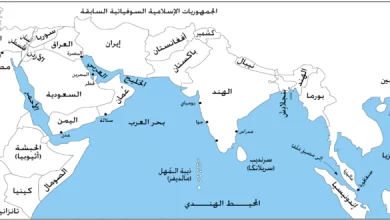 الدول التي تطل على المحيط الهندي