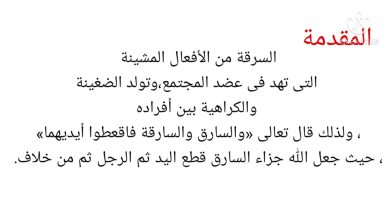 السرقة