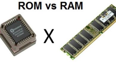 الفرق بين ram و rom