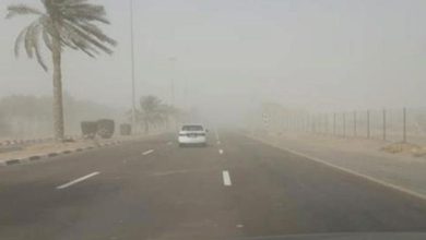 تنبيه من الأرصد إلى ثلاث مناطق أتربة مثارة