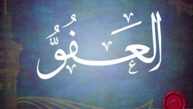 حديث عن العفو