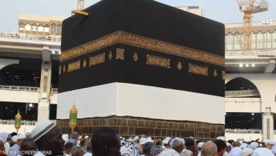 رفع ثوب الكعبة في الحج
