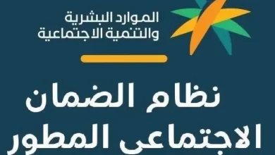 رقم الضمان الاجتماعي المطور كم