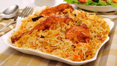 طريقة عمل برياني الدجاج بالمقادير