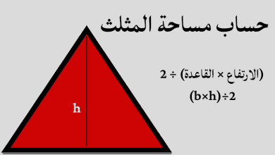 قوانين حساب المثلثات كاملة