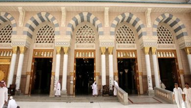 كم عدد أبواب المسجد النبوي