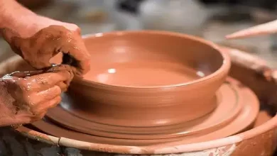 مكونات طين الفخار