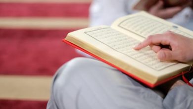 مجموعة أمثلة على حكم الإدغام