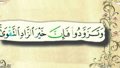 معنى خير الزاد التقوى