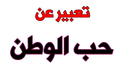 مقالة عن الوطن كاملة العناصر