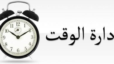 موضوع عن تنظيم الوقت كامل العناصر