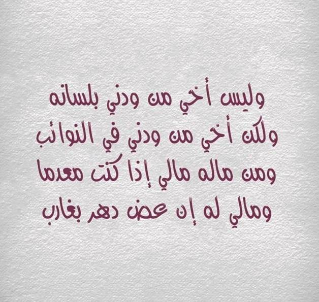 أبيات شعر مدح اخوي الغالي