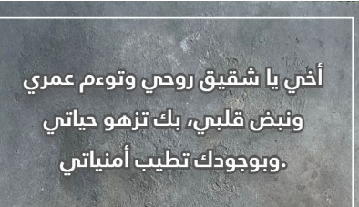 كلمات عن الأخ الحنون