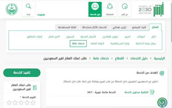 هل يحق لغير السعودي تملك عقار؟